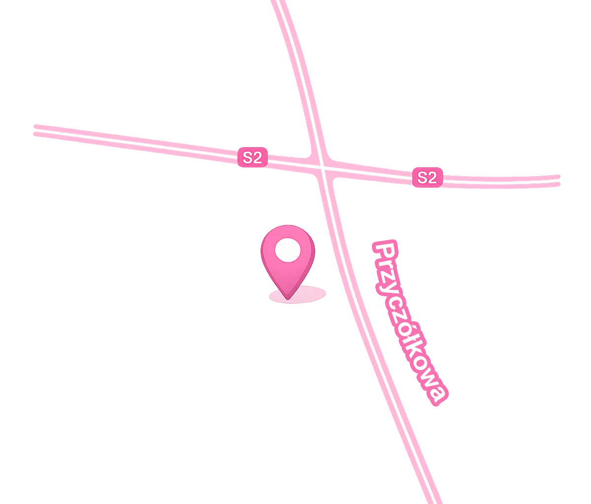 Mapa lokalizacji Psia Chatka w Wilanowie